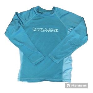 Panama Jack Long Sleeve Rashguard Shirt Youth Large